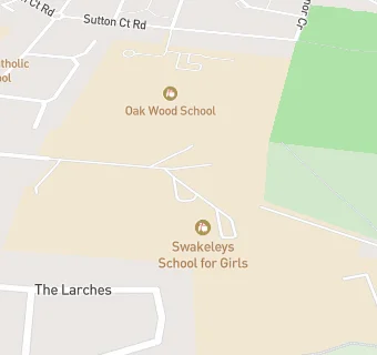 map for Swakeleys School