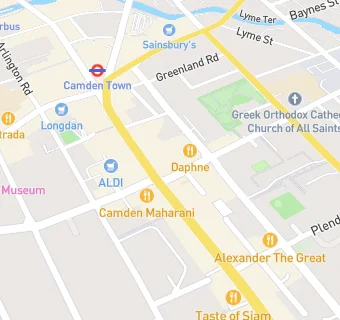 map for T W Catering Limited at The Camden Head