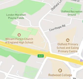 map for William Perkin Church of England High School