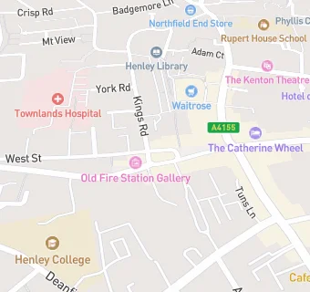 map for Henley-on-Thames Town Hall