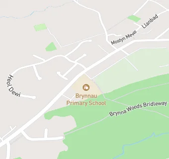 map for Brynnau Primary School