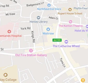 map for Oxfam Standard Shop Henley-on-Thames