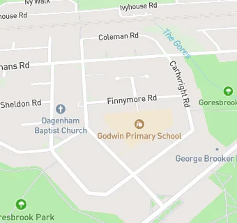 map for Godwin Primary School