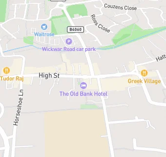 map for The Old Bank Hotel Ltd