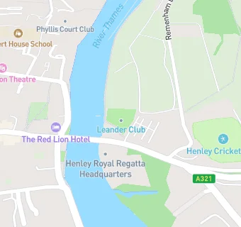 map for Leander Club