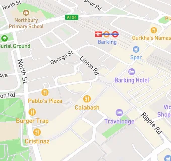 map for Barking Dental Practice