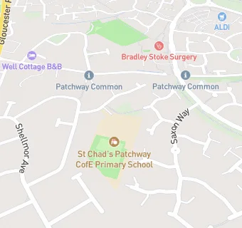 map for St Chad's Patchway CofE Primary School