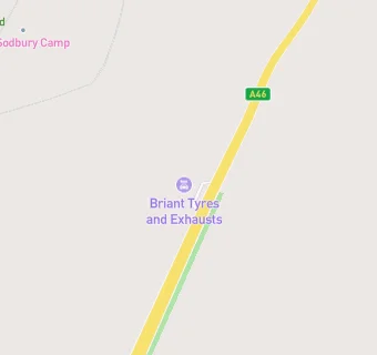 map for Roman Camp Service Station