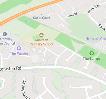 map for Coniston Primary School