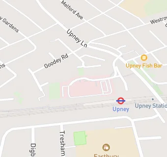 map for Barking Community Hospital