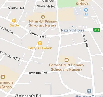 map for Barons Court Primary School And Nursery