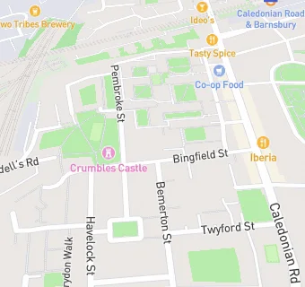 map for Barnsbury Medical Practice