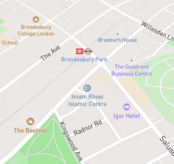 map for Imam Khoei Islamic Centre Kitchen