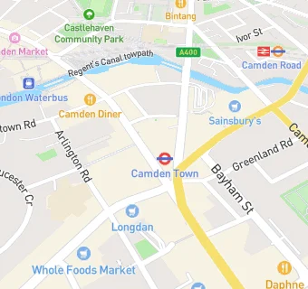 map for Camden Burger