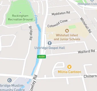 map for Whitehall Junior School