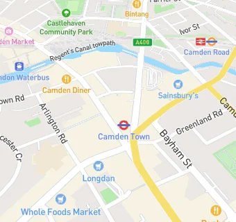 map for Churros London