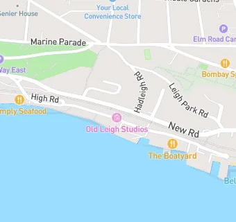 map for Leigh-on-Sea Sailing Club