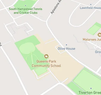 map for Queens Park Community College- Pabulum Limited