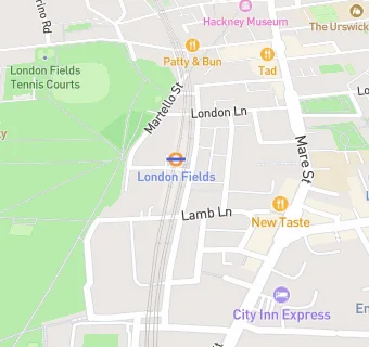 map for London Star Night Supermarket & Video