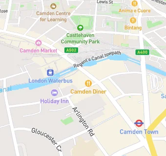 map for CAMDEN DINER