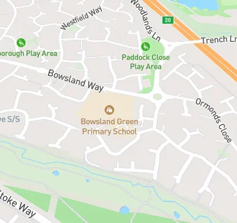 map for Bowsland Green Primary School