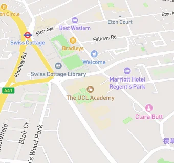 map for The UCL Academy