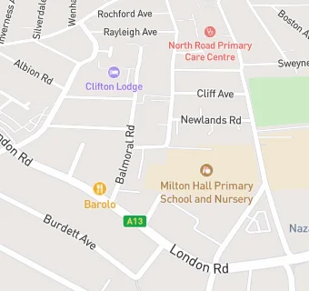 map for Milton Hall Primary School