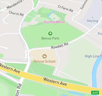 map for Belvue School