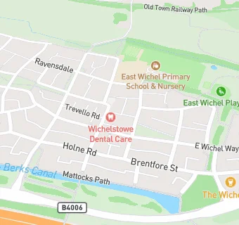 map for Wichelstowe Fish Bar