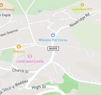 map for The Cross Keys Llantrisant