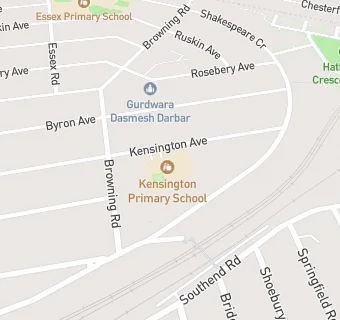 map for Kensington Primary School