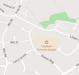 map for Llysfaen Primary School