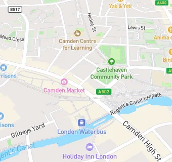 map for CAMDEN BBQ