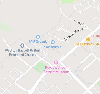 map for Wootton Bassett Dental Care