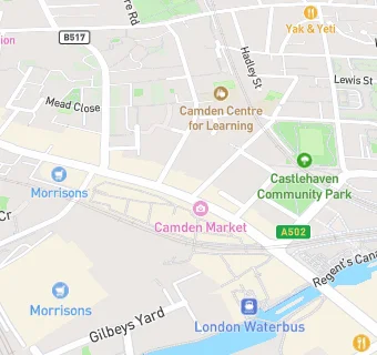 map for MANIFESTO - CAMDEN