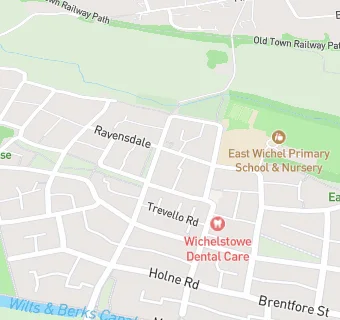 map for East Wichel Primary School & Nursery