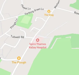 map for Spire Thames Valley Hospital