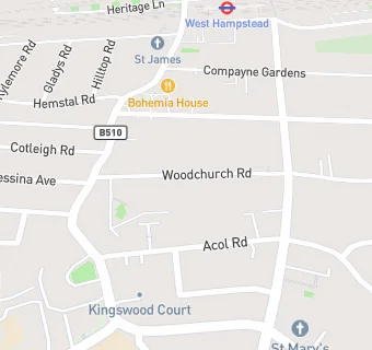 map for Bright Horizons West Hampstead Day Nursery and Preschool