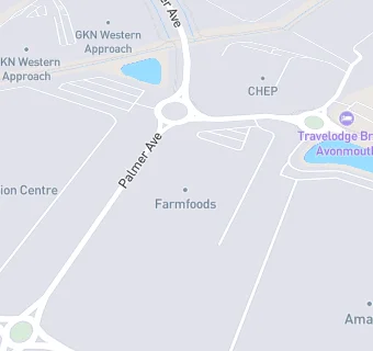 map for Travelodge Bristol Avonmouth