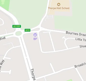 map for Bournes Green Stores