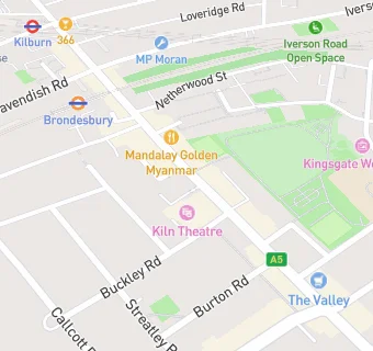 map for Brondesbury Medical Centre