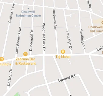 map for Leigh Tandoori Restaurant