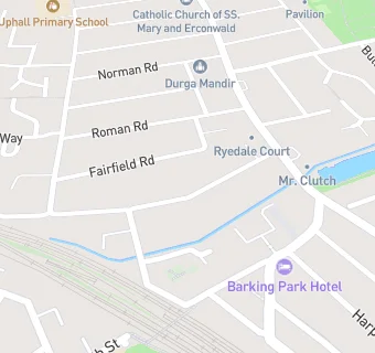 map for Barking Muslims Association Trust