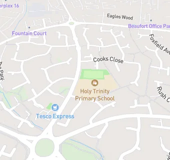 map for Holy Trinity Primary School