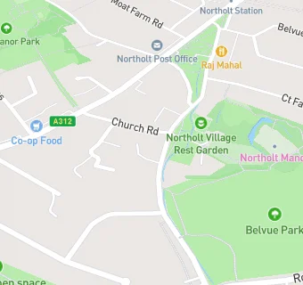 map for Northolt Village Community Association