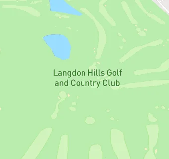 map for Langdon Hills Golf  And  Country Club