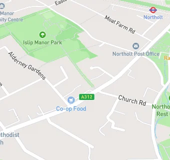 map for Northolt Pharmacy