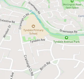 map for Tyndale Primary School