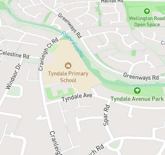 map for Tyndale Primary School