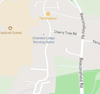 map for Chandos Lodge Nursing Home